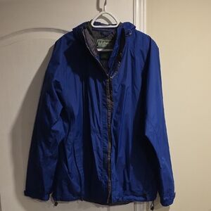 L.L. Bean Blue Goretex Raincoat